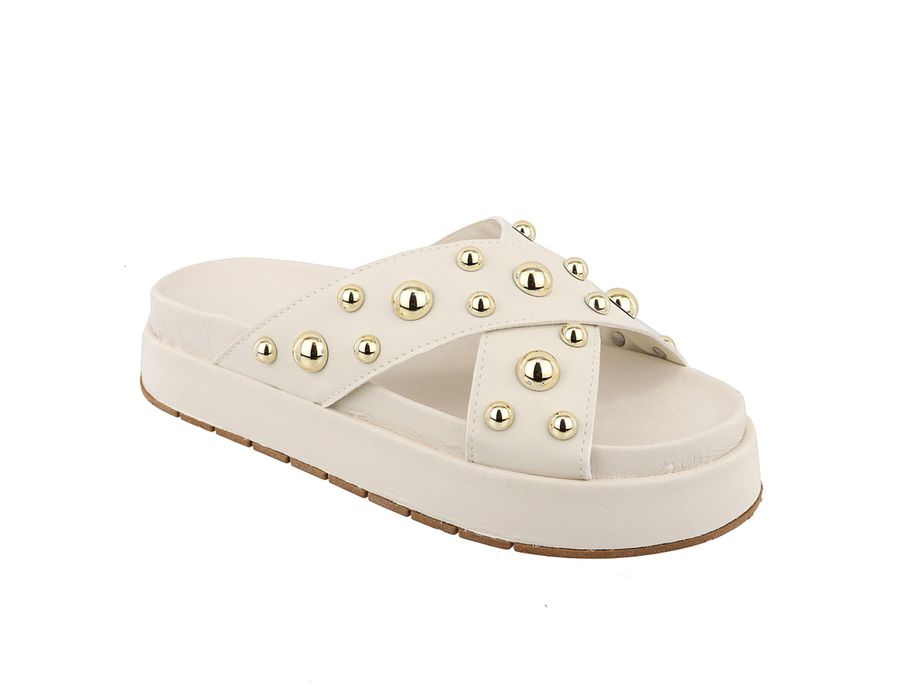 Flatform Helena Off White | KUENTO SHOES