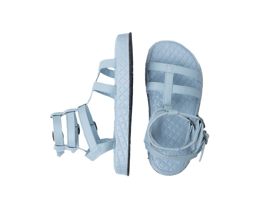 Sandália Flatform Paula Azul Bebê | KUENTO SHOES